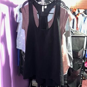 Black tank top